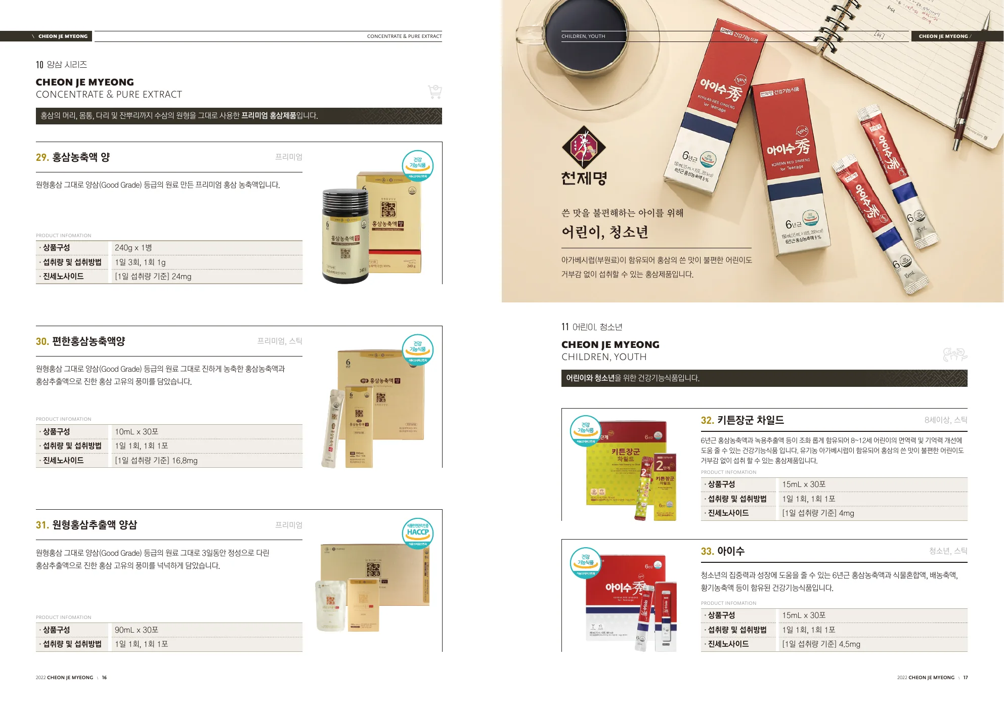 천제명 카탈로그 9번 지면