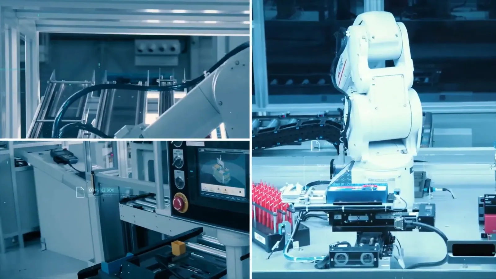 MITSUBISHI ELECTRIC 공정 소개 영상에서 선별한 대표 장면